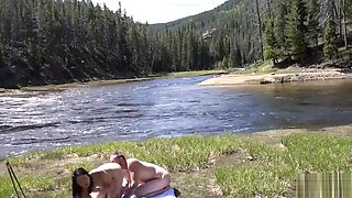 Me and my boyfriend having sex near river