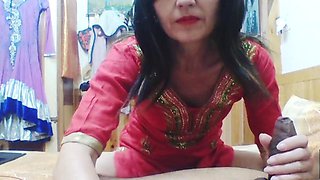 Stepmother Bolly Karma gets intimate while sharing a bed