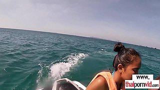 Amateur Porn Thai young cutie suck BWC on jet ski