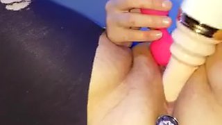 Sex Machine Dildo Hard Pounding with Anal Play