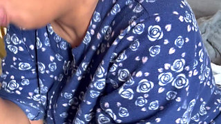 Indonesian Wife Sucks White Cock