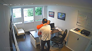 Amost caught having sex in the office