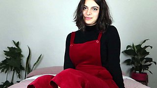 Cute blonde amateur webcam teen masturbating