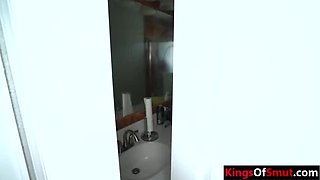 Reagan Foxx Step Mom Fucks Step Son in Bathroom - Taboo Family Sex