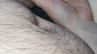Step mom handjob step son dick making him hard for her pussy