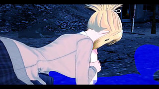 Dr Stone Hentai - Kohaku Blowjob and Fucked - Japanese Asian Manga Anime Game Porn