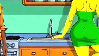 Married Housewife Fucked Anal in the Kitchen