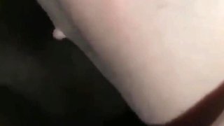 Sucking His Big Black Cock Back of My Car Making Him Moan and Groan