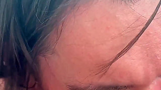 Man with Giant White Russian Cock Drinks My Dirty Smelly Pee and Fucks My Throat and Pussy!!