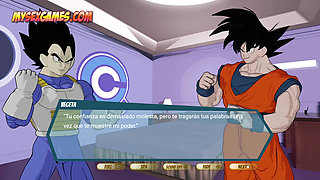Dragon BallZ Fuck Fusion - Goku and Vegeta Competing to See Who Fucks Bulma Better
