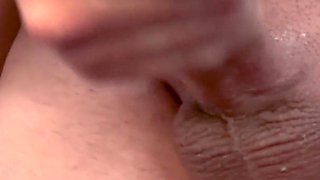 A Close up Cum Shower - Handjob Cumshot