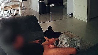 Amateur teen Blowjob with hardcore drilling