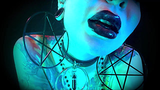 Hallows Eve Gothic Lips - Halloween, Black Lips, Goth, POV, Kisses, Makeup, Lip Gloss