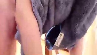 Voyeur Cam Catches Small tit Hairy Teen Nude At The Beach