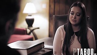 Desperate Bride Gia Paige Fucks Priest in Taboo POV Sex