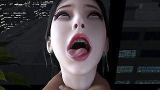 Bigtits Chick Fuck Her Co-worker - 3D Hentai Animation 291