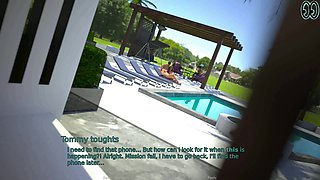 My Italian Hot Wife: Wife Cuck Her Husband with His Friends by the Pool - Episode 7