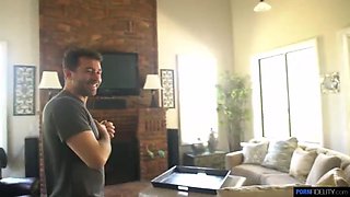 HOt cheating threesome: Big Ass, Blowjob  Amateur Porn