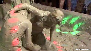 hardcore mud wrestling video