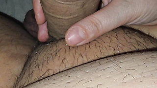 Step mom handjob Indian step son big dick in erection