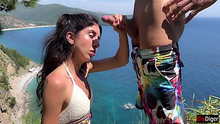 Public Dick Flashing - Girl Help Me To Cum In Mountains