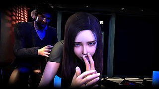 NTR - Beautiful busty wife have sex with my boss - 3D Animation 4K