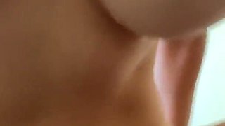 Sex on the Table. My Sweetest Best Friend Finally Lent Me Her Pussy and Let Me Cum on Her Perfect Natural Breasts. Full Video