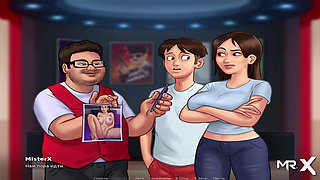 SummertimeSaga - Pussy Caressing at the Cinema