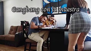 Latina gangbang
