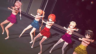 Mmd R-18 Anime Girls Sexy Dancing Clip 351