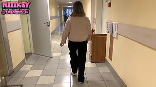 Young Student Doesn't Want to Study, She Wants to Fuck in the Dorm Toilet