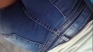 Amateur upskirt riding