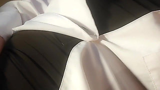 Full Scene! a Sexy Mature MILF Doctor Examines a Young Man and His Curved Cock