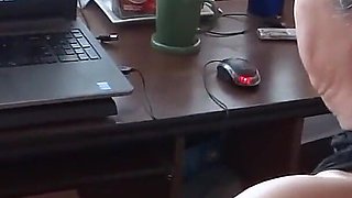My Boss Made Me Aroused at Work, I Masturbate Watching Porn and My Husband Cums on My Tits