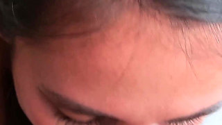 Step Sis Swallow Cum After Blowjob for Evening Ride at Party