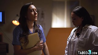 Latin mom doctor lures a nurse into intercourse