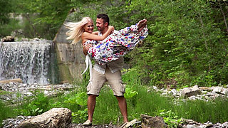 Young German couple enjoys outdoor fucking wherever they go - more scenes of their sex