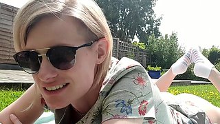 First time anal amateur blondes ass lubed and fingered