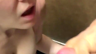 Mall Private Locker Room Cumshot Blowjob Flashing