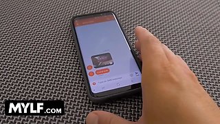 Pervert stepmom - kinky milf Mercedes Carrera sent magnificent photos and movies to seduce her stepson's bestfriend