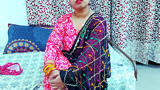 hot xxx Stepmom fucked hard until orgasm with hindi audio with dirty talk stepson seducing at home