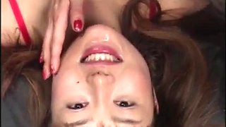 Japanese girls extreme Cum play - Japanese Bukkake Orgy