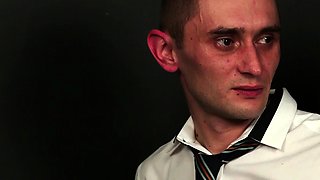 Naughty CFNM babes cocksucking lucky guy