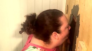 Glory Hole Blowjobs and Brunettes