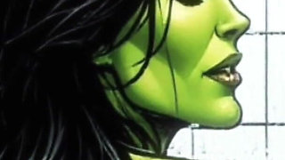 She Hulk: the Depraved Lust of a Green Skinned Slut. MILF in Shower. Visual Novel. Comic. Manga