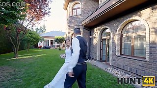 Sarah Kay gets her wedding night off with Steve Q in POV cuckold action