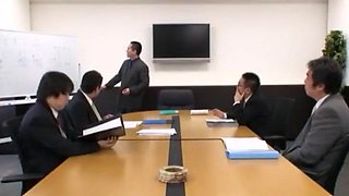 Crazy Japanese slut Mako Oda in Hottest Secretary, Gangbang JAV video