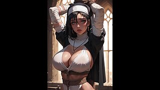 Hot Nun Fucked by Monster Cock Ai Porn