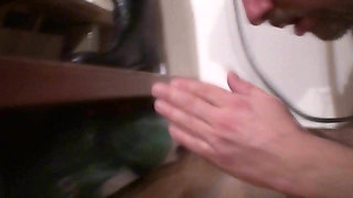 Slave Joschi sings and worships the steps of his mistress