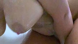 Big boobs milf masturbates with her dildo